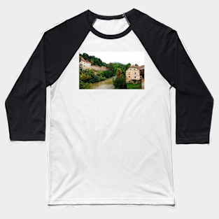 Skofja Loka River Front 2 Baseball T-Shirt